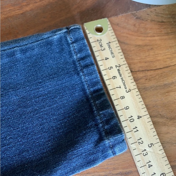 Madewell High Riser Skinny Jeans Size 26x32 (27x30) Medium Wash Stretch Denim - Picture 7 of 11